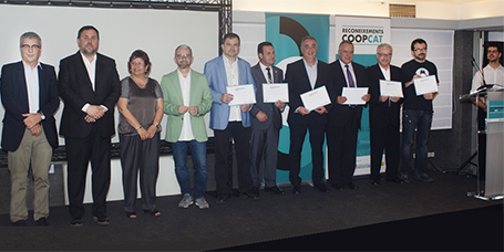Cellers Domenys rep el reconeixement CoopCat 2017